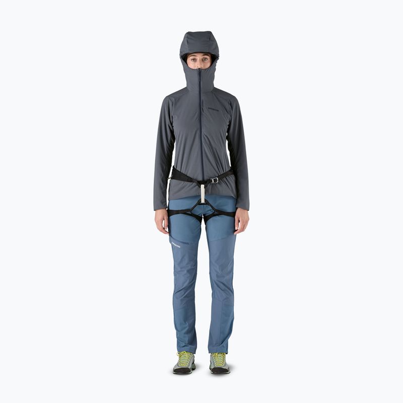 Жіноча гібридна куртка Patagonia Nano-Air Ultralight Full-Zip Hoody кольору smolder blue 2