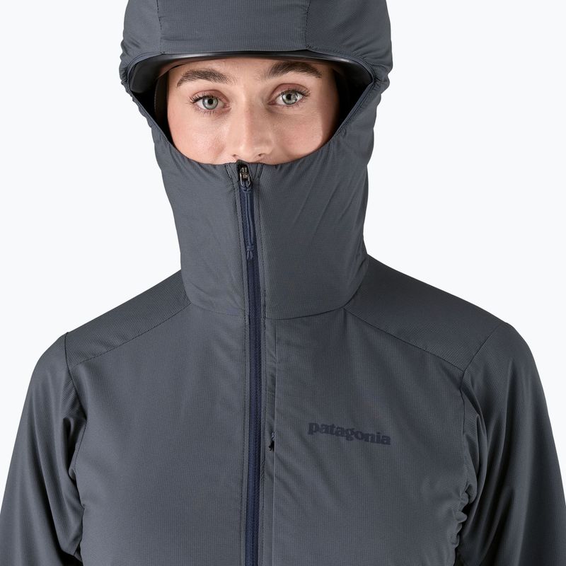 Жіноча гібридна куртка Patagonia Nano-Air Ultralight Full-Zip Hoody кольору smolder blue 5