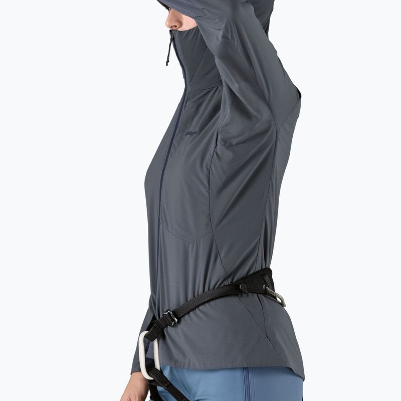 Жіноча гібридна куртка Patagonia Nano-Air Ultralight Full-Zip Hoody кольору smolder blue 6