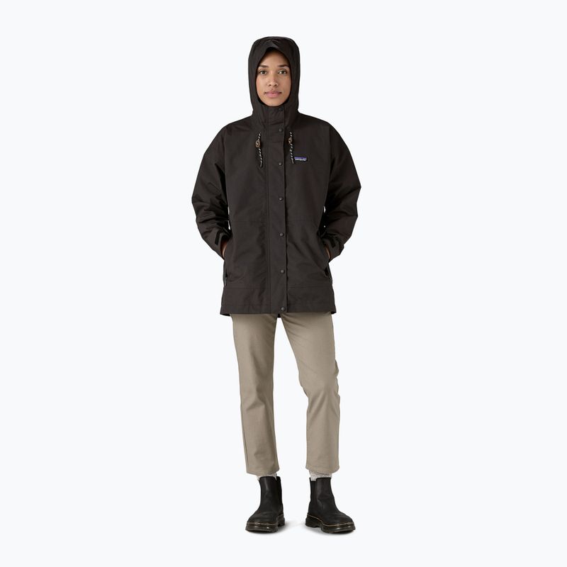 Куртка дощовик жіноча Patagonia Outdoor Everyday Rain black 2