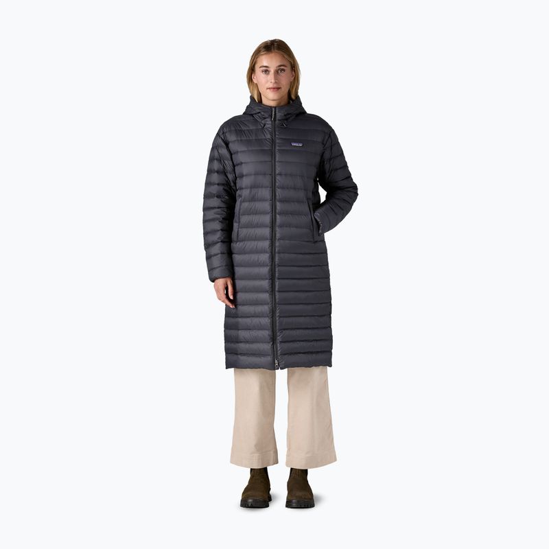Жіноче пухове пальто Patagonia Recycled Down Sweater Parka чорне 2