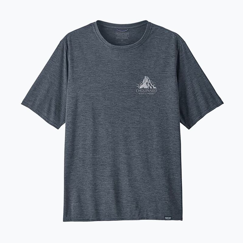 Футболка чоловіча Patagonia Cap Cool Daily Graphic Shirt Lands chouinard crest/smolder blue x-dye