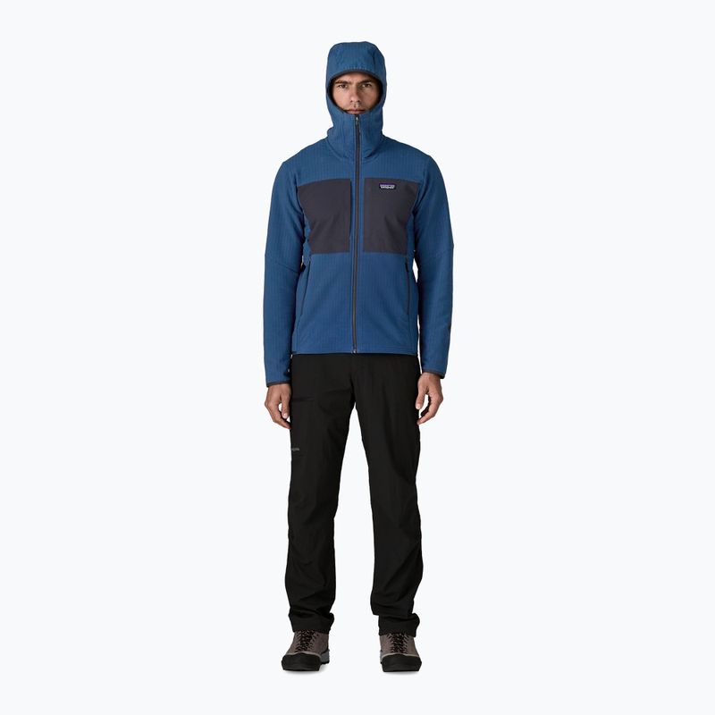 Куртка софтшел чоловіча Patagonia R2 TechFace Hoody clement blue 2
