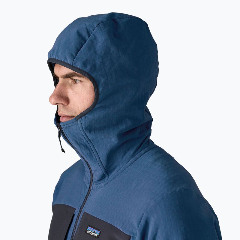 Куртка софтшел чоловіча Patagonia R2 TechFace Hoody clement blue 5