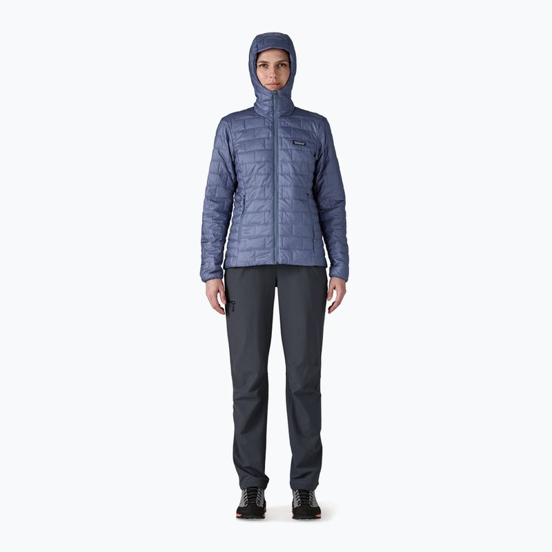 Пуховик жіночий Patagonia Nano Puff Hoody current blue 2