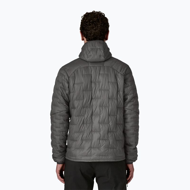 Пуховик чоловічий Patagonia Micro Puff Hoody forge grey 2