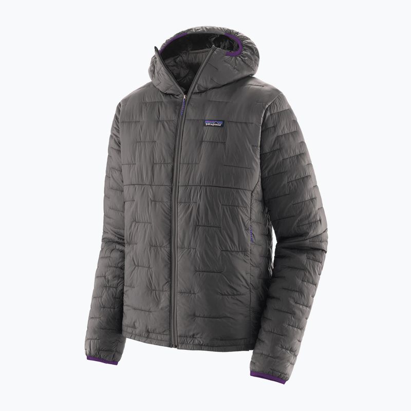 Пуховик чоловічий Patagonia Micro Puff Hoody forge grey 4