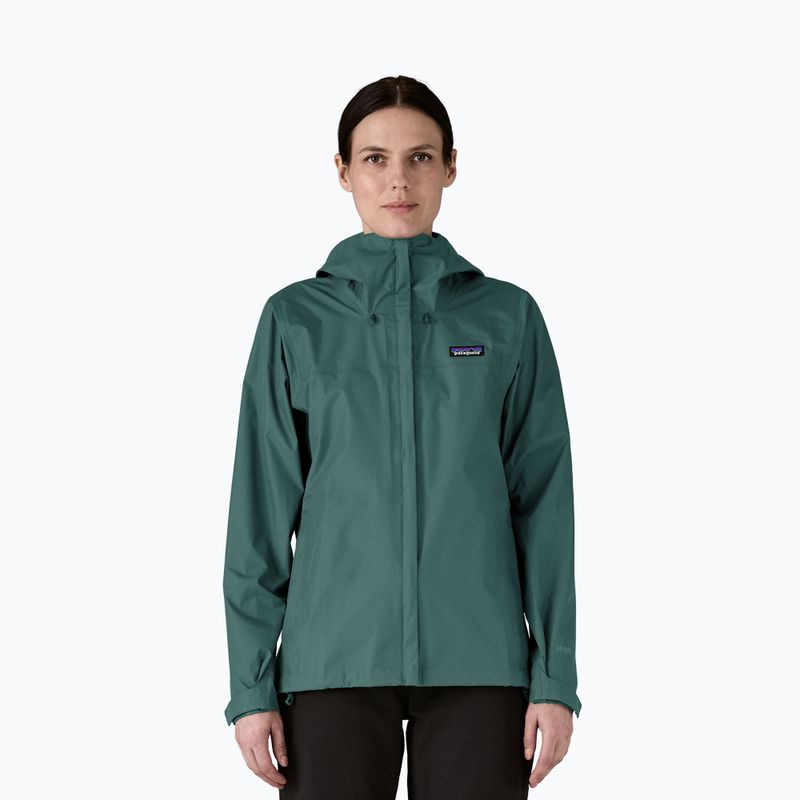 Куртка-дощовик жіноча Patagonia Torrentshell 3L Rain cascade green