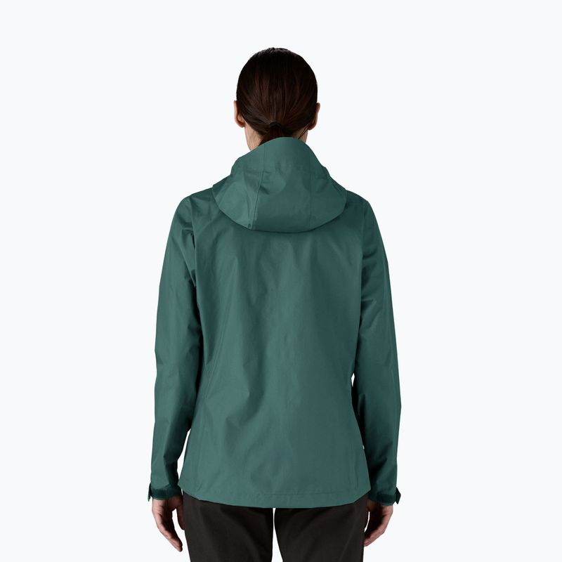 Куртка-дощовик жіноча Patagonia Torrentshell 3L Rain cascade green 2