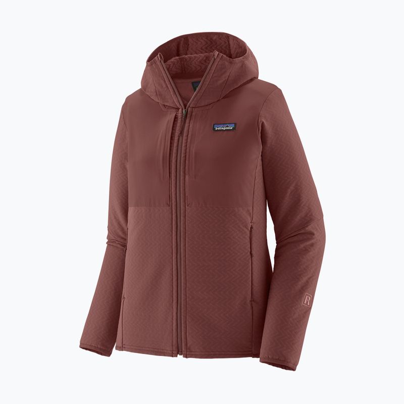 Куртка софтшел жіноча Patagonia R2 CrossStrata Hoody dark ruby