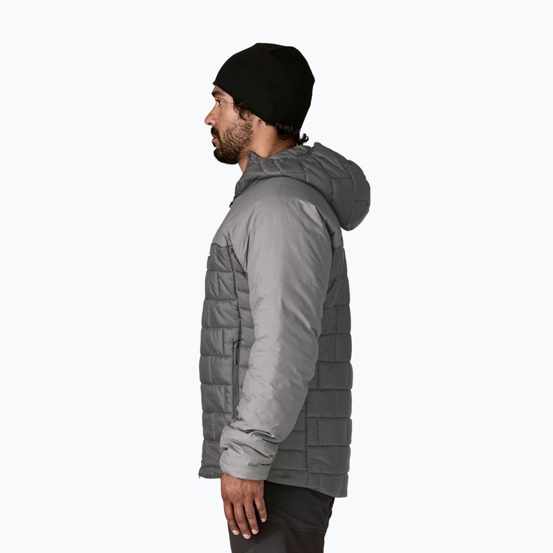 Пуховик чоловічий Patagonia Hi-Loft Nano Puff Hoody forge grey 3