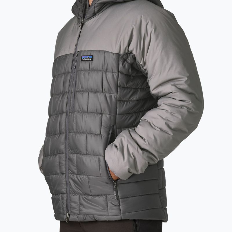 Пуховик чоловічий Patagonia Hi-Loft Nano Puff Hoody forge grey 4
