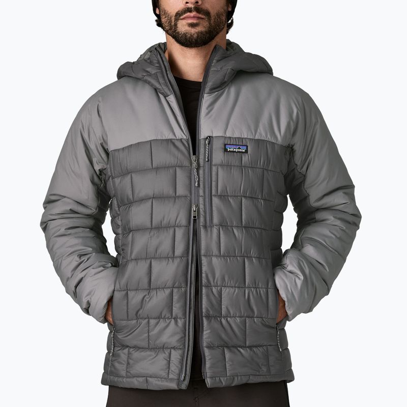 Пуховик чоловічий Patagonia Hi-Loft Nano Puff Hoody forge grey 5