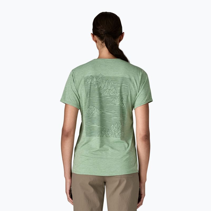 Футболка жіноча Patagonia Cap Cool Daily Graphic Shirt strataspire / ellwood green x-dye 3