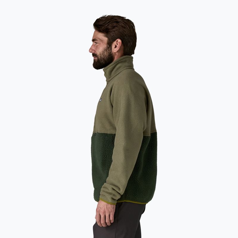 Кофта трекінгова чоловіча Patagonia Retro Pile 1 / 2 Snap P / O old growth green 4