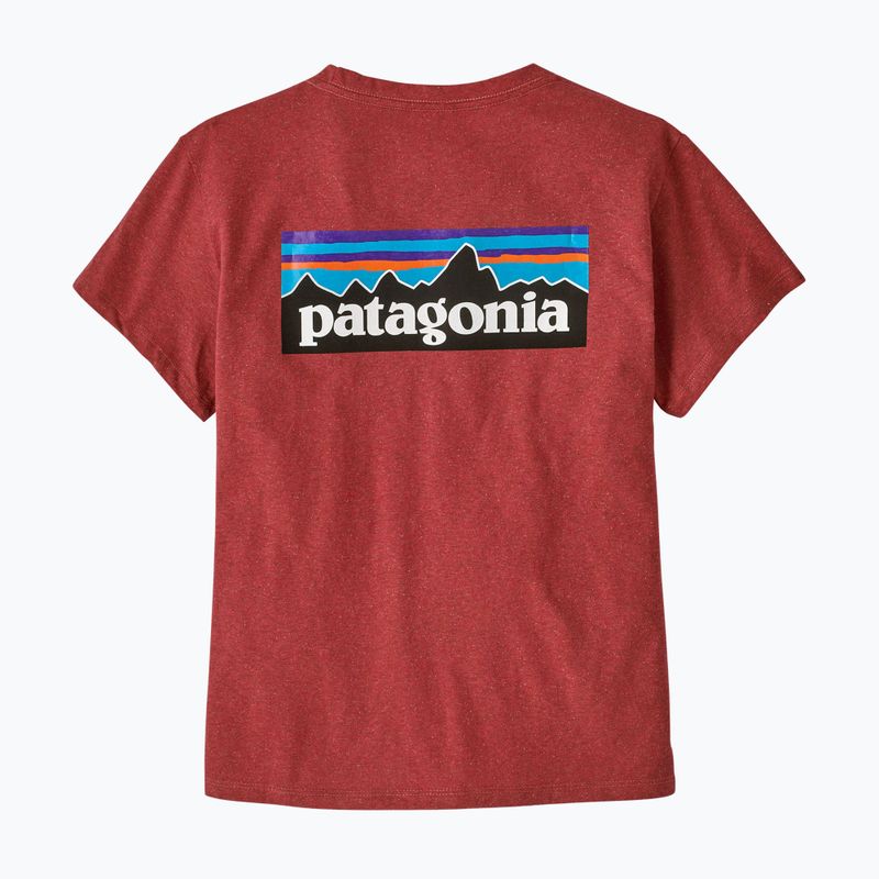 Футболка жіноча Patagonia P-6 Logo Responsibili-Tee potters red 4