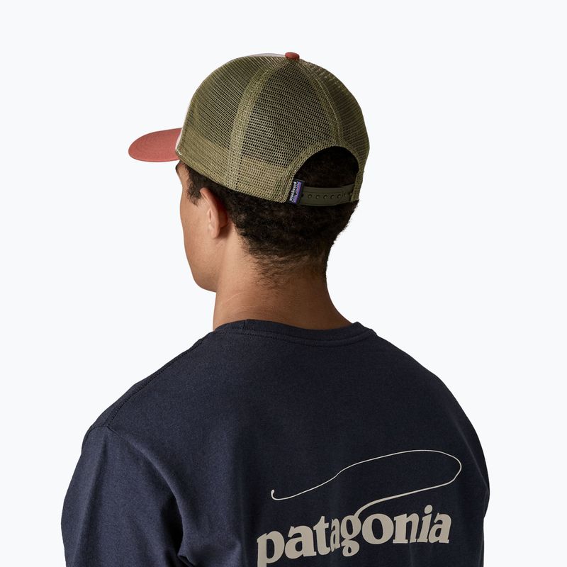 Кепка Patagonia P-6 Logo LoPro Trucker birch white 3