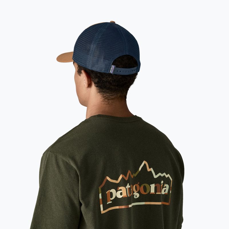 Кепка Patagonia P-6 Logo LoPro Trucker talon gold 3