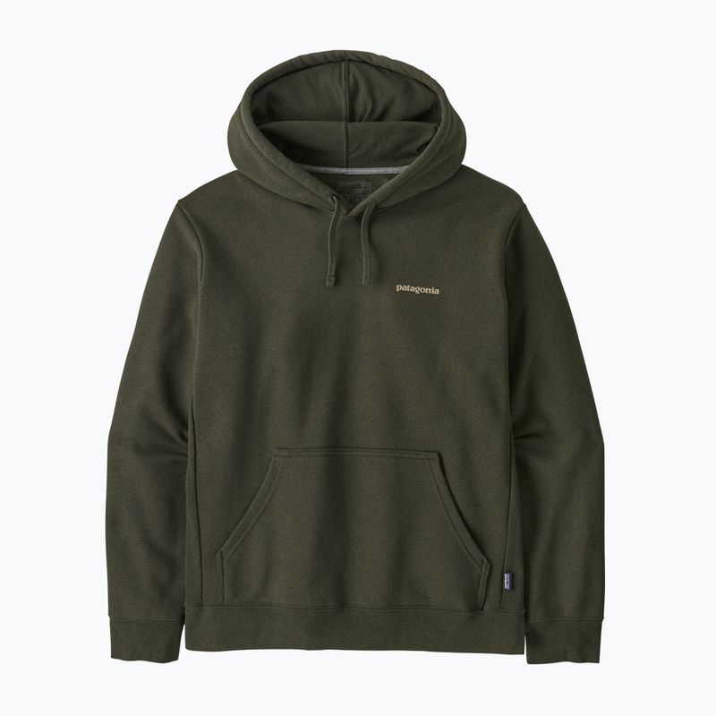 Кофта чоловіча Patagonia Boardshort Logo Uprisal Hoody basin green 3