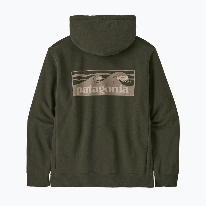 Кофта чоловіча Patagonia Boardshort Logo Uprisal Hoody basin green 4