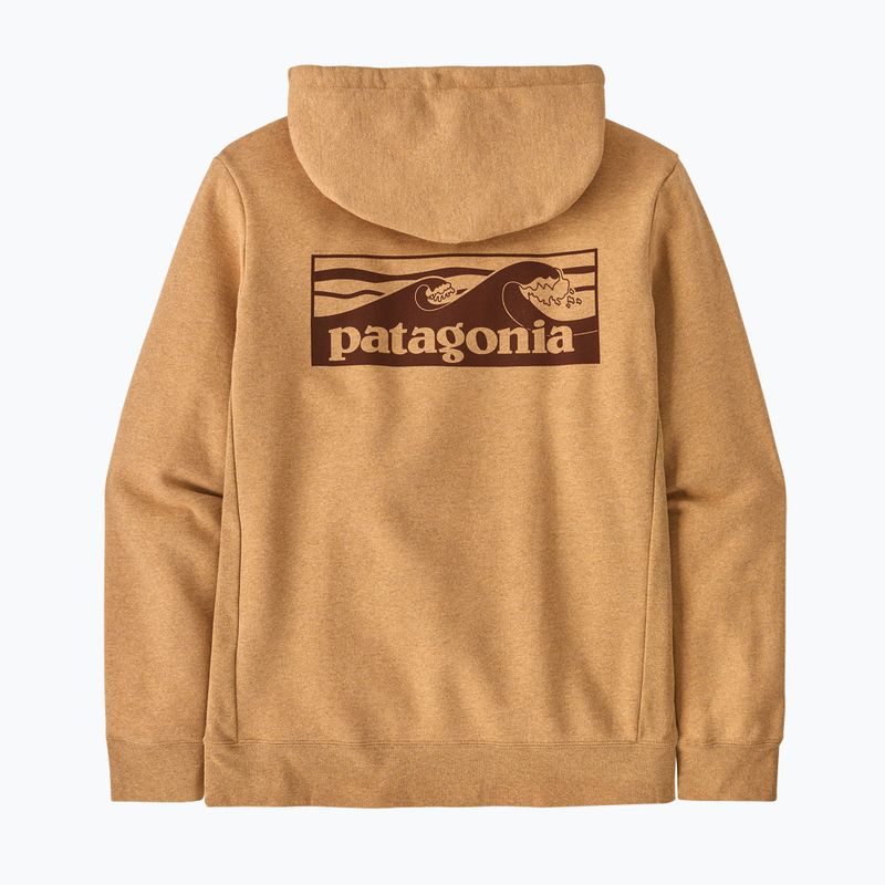 Кофта чоловіча Patagonia Boardshort Logo Uprisal Hoody talon gold 2