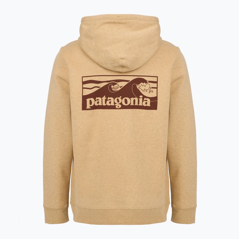 Кофта чоловіча Patagonia Boardshort Logo Uprisal Hoody talon gold 2