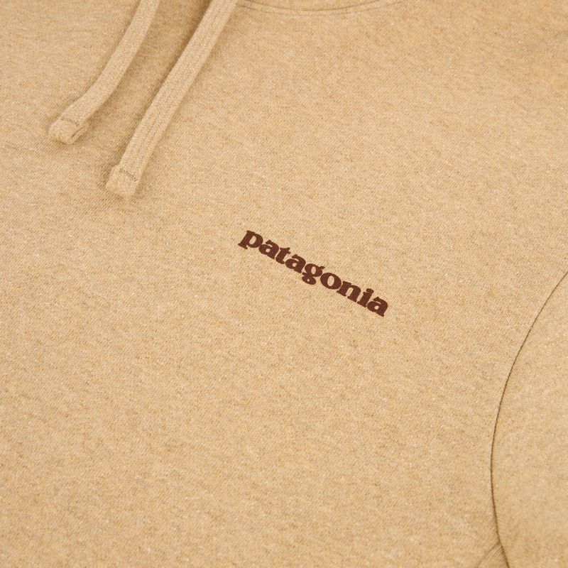 Кофта чоловіча Patagonia Boardshort Logo Uprisal Hoody talon gold 3