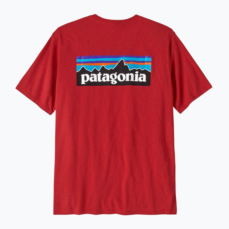 Футболка чоловіча Patagonia P-6 Logo Responsibili-Tee amanita red 2