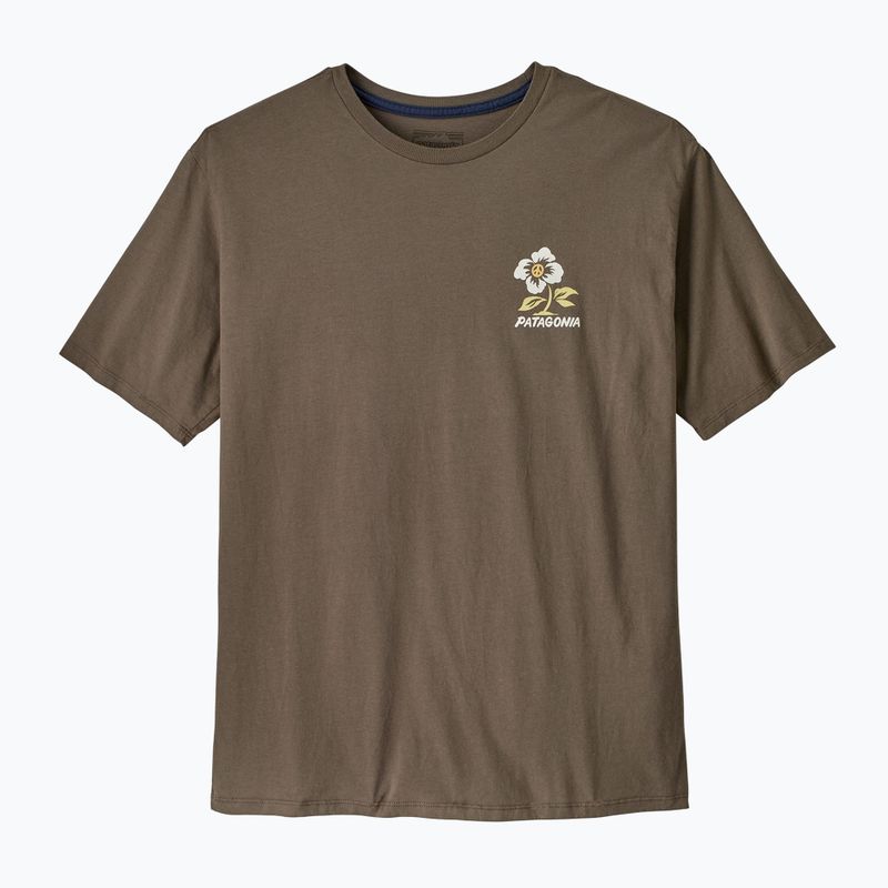 Футболка чоловіча Patagonia Balance Organic peace seeds / marlow brown