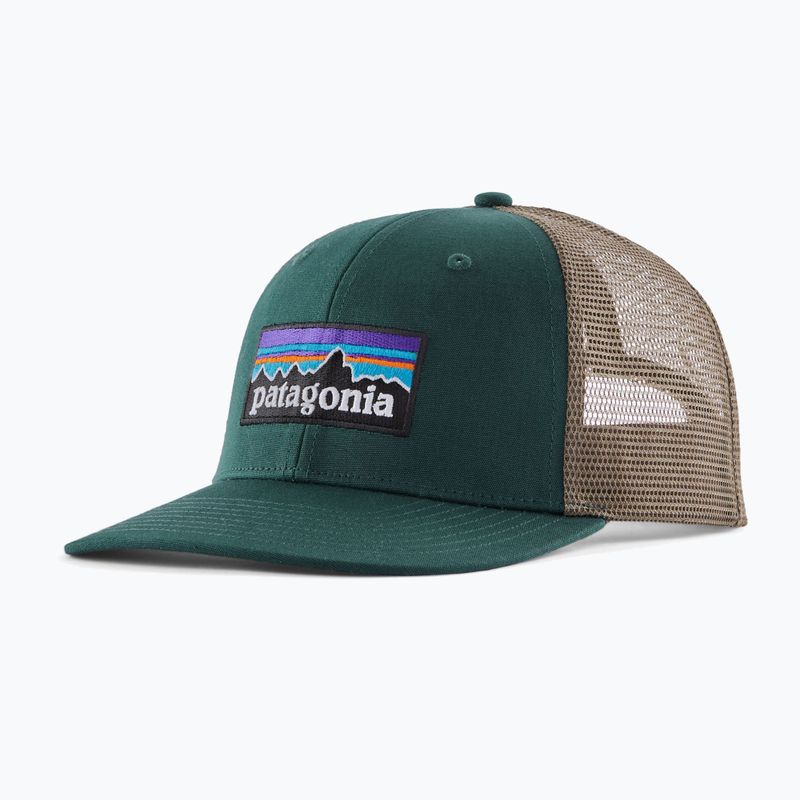 Кепка Patagonia P-6 Logo Trucker cascade green