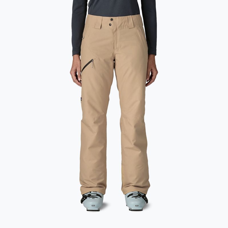 Штани гірськолижні жіночі Patagonia Insulated Powder Town oar tan
