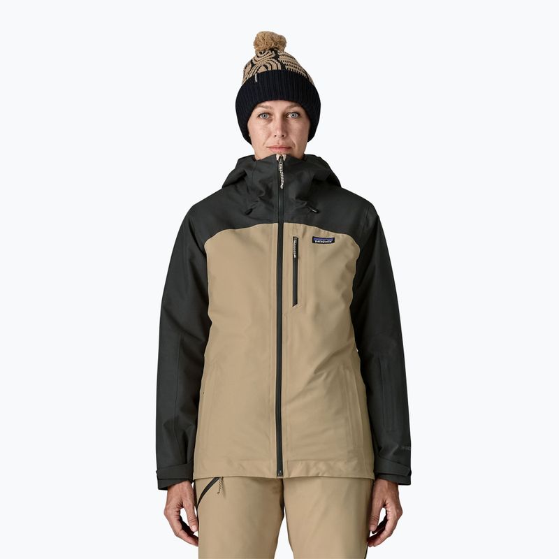 Куртка-дощовик жіноча Patagonia Insulated Powder Town oar tan