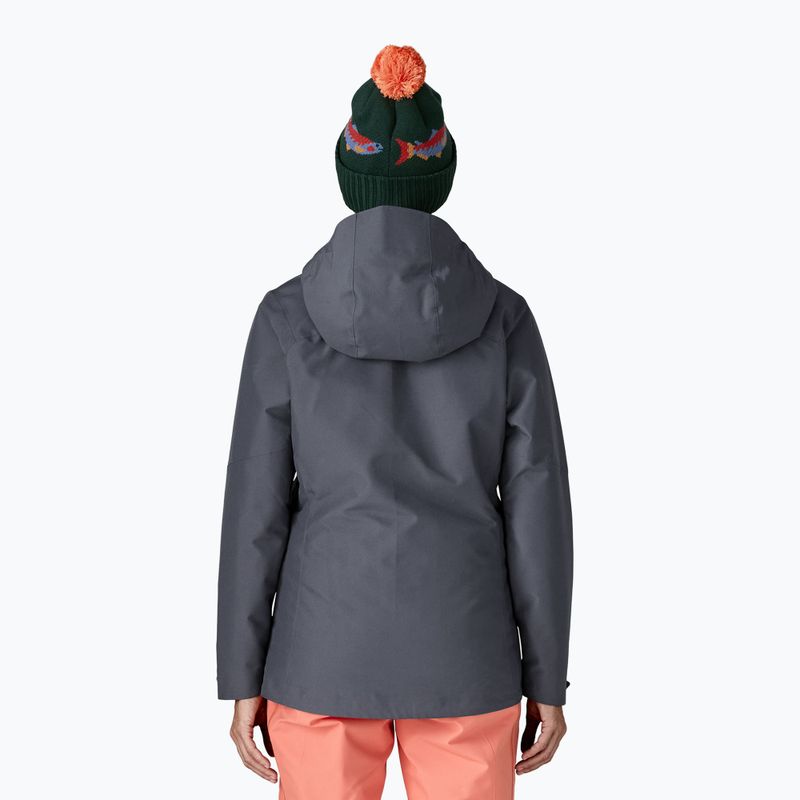 Куртка-дощовик жіноча Patagonia Insulated Powder Town smolder blue w / orange peel 3