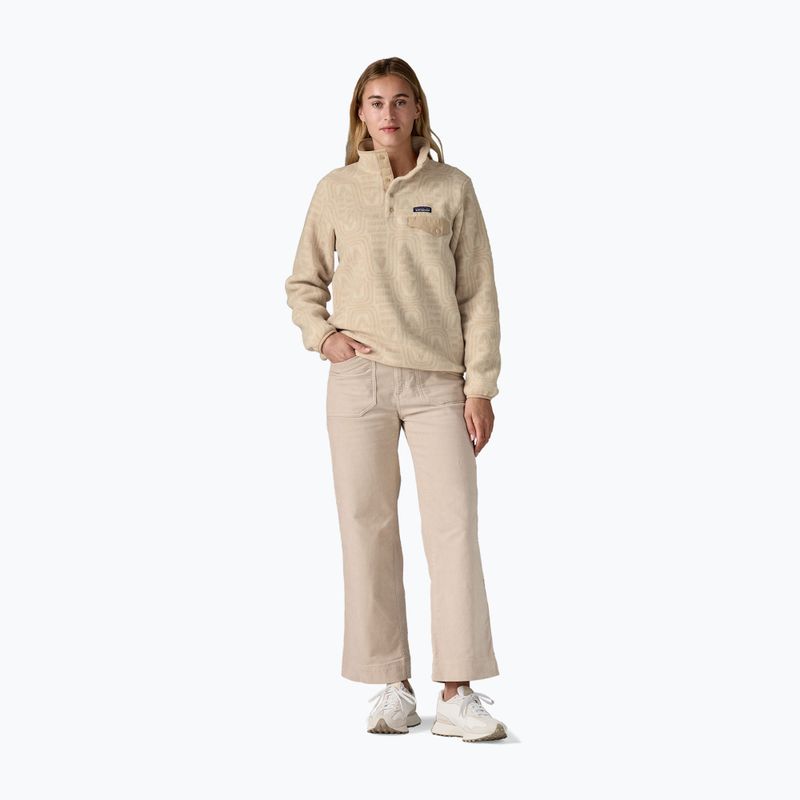 Кофта трекінгова жіноча Patagonia LW Synch Snap-T P / O flow: dyno white 2