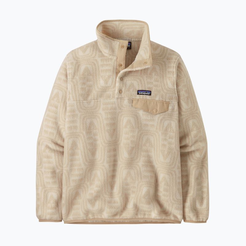 Кофта трекінгова жіноча Patagonia LW Synch Snap-T P / O flow: dyno white 4