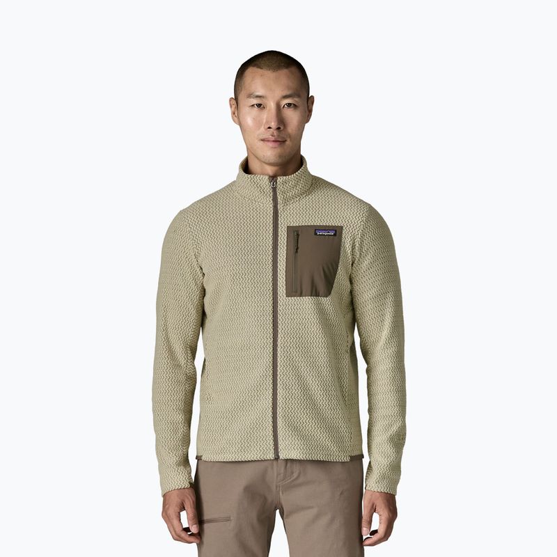Кофта трекінгова чоловіча Patagonia R1 Air pelican