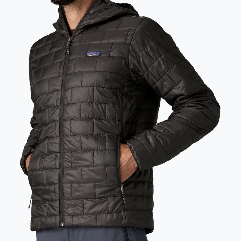 Пуховик чоловічий Patagonia Nano Puff Hoody black 6