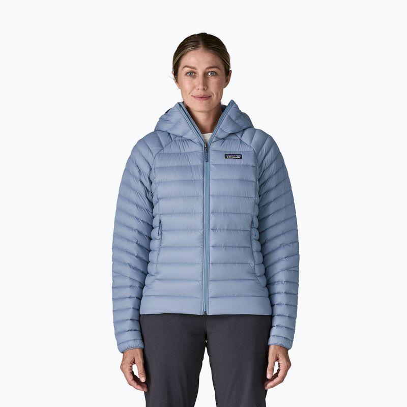 Пуховик жіночий Patagonia Down Sweater Hoody barnacle blue