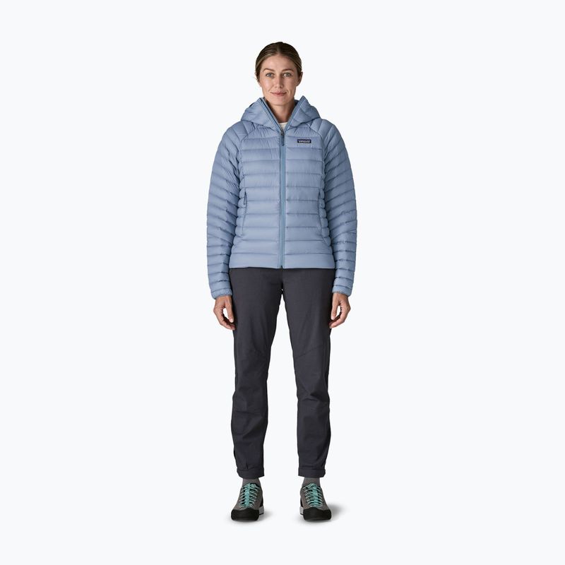 Пуховик жіночий Patagonia Down Sweater Hoody barnacle blue 2