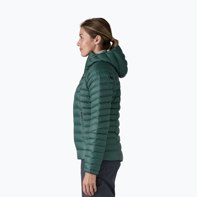 Пуховик жіночий Patagonia Down Sweater Hoody cascade green 4