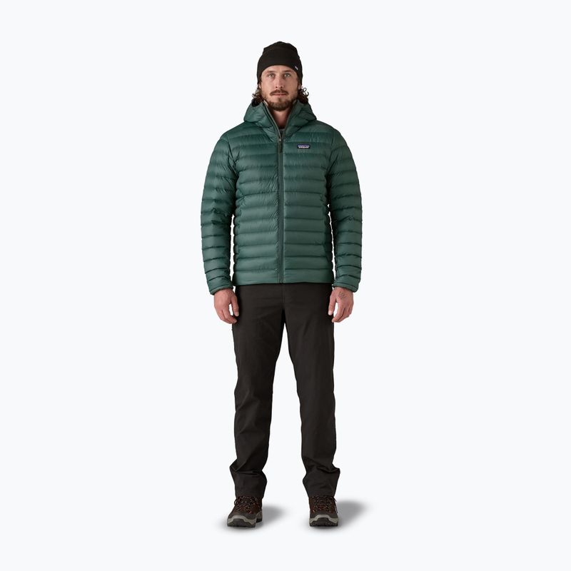 Пуховик чоловічий Patagonia Down Sweater Hoody cascade green 2
