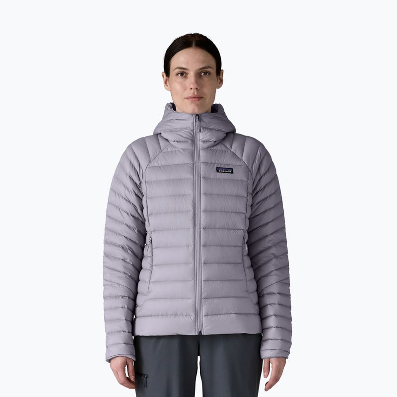 Пуховик жіночий Patagonia Down Sweater Hoody permafrost purple