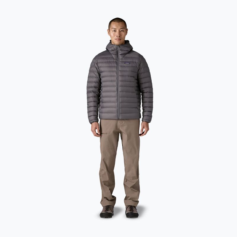 Пуховик чоловічий Patagonia Down Sweater Hoody forge grey w/forge grey 2
