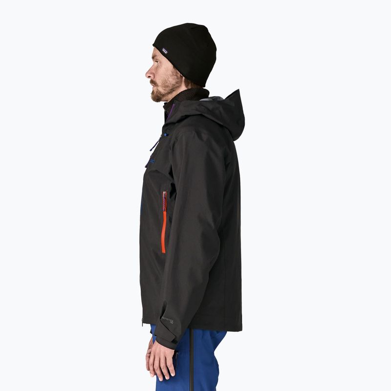 Куртка-дощовик чоловіча Patagonia Pluma Pro black 3