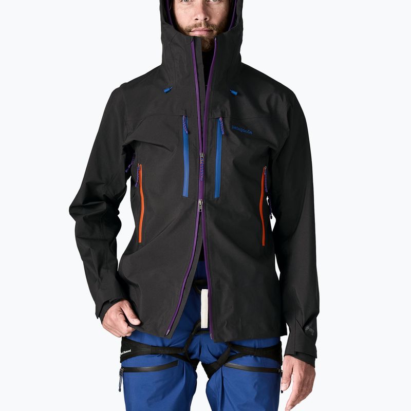Куртка-дощовик чоловіча Patagonia Pluma Pro black 4