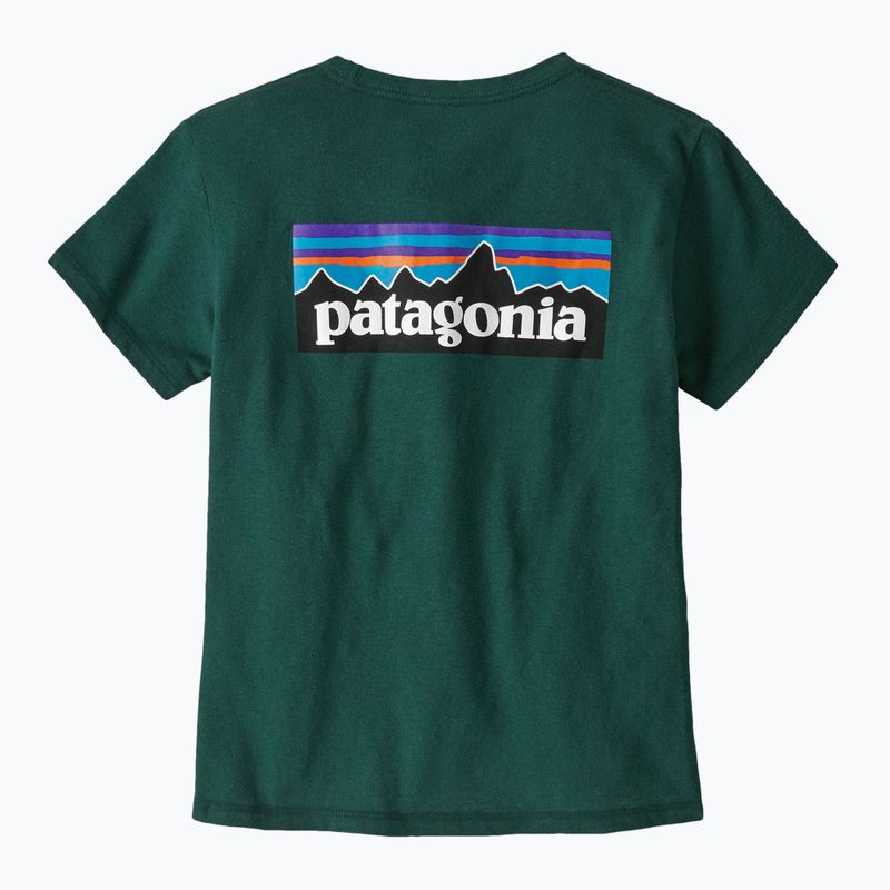 Футболка жіноча Patagonia P-6 Logo Responsibili-Tee cascade green 4