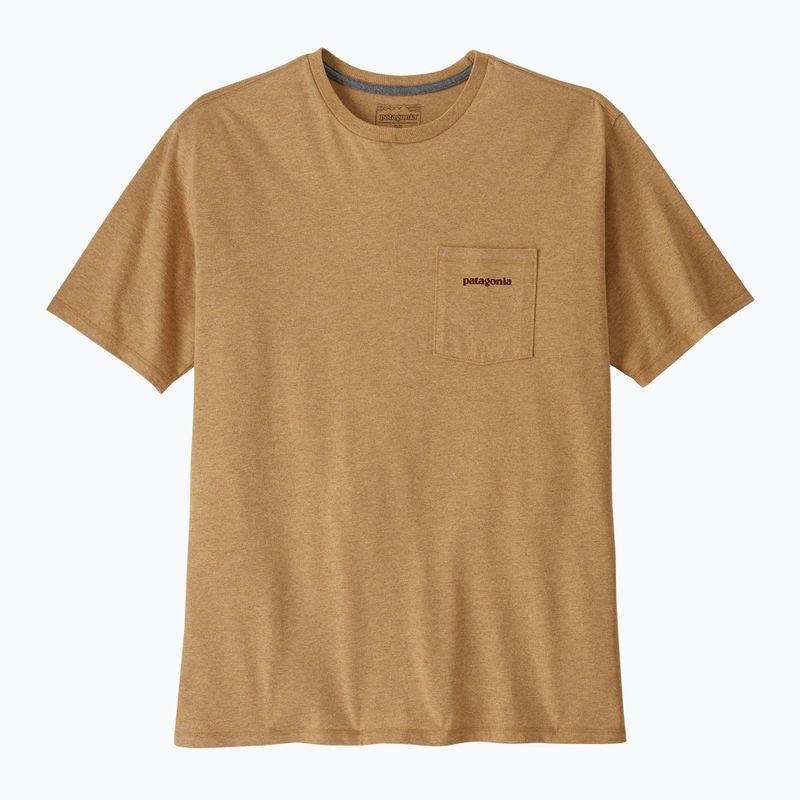 Футболка чоловіча Patagonia Boardshort Logo Pocket Responsibili talon gold 4
