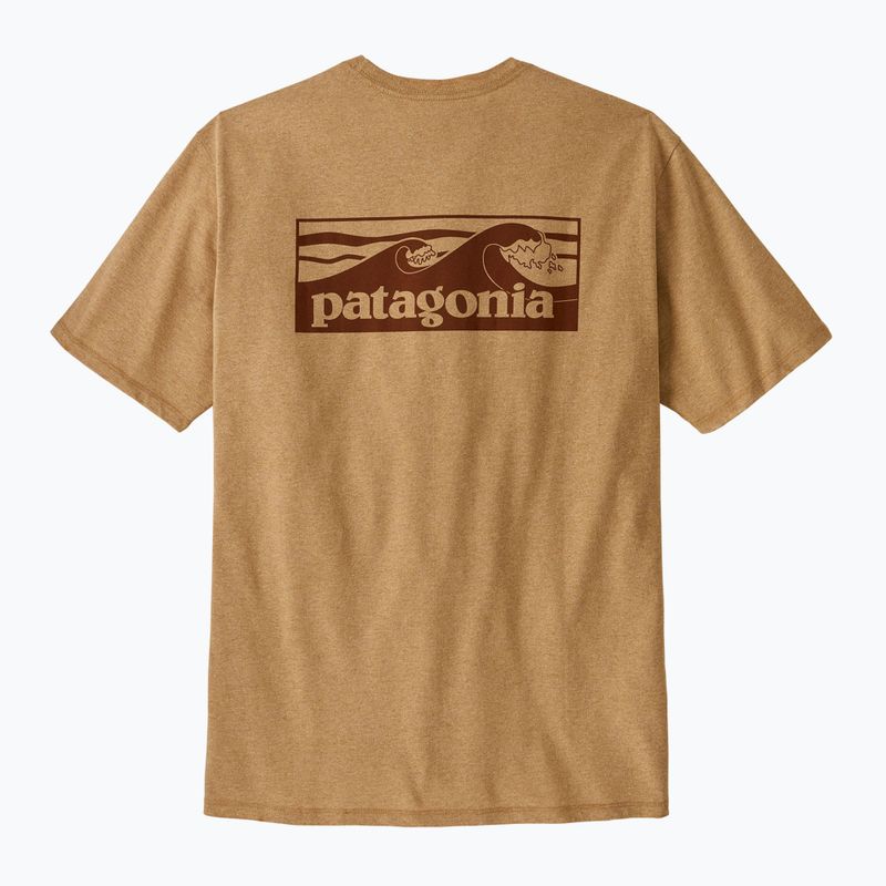 Футболка чоловіча Patagonia Boardshort Logo Pocket Responsibili talon gold 5