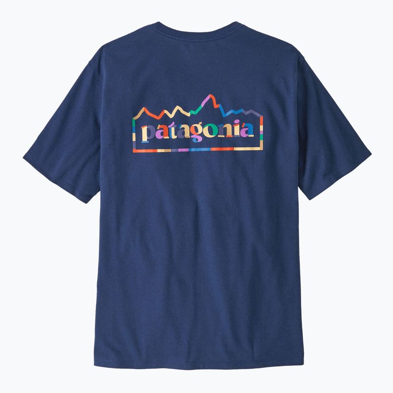 Футболка чоловіча Patagonia Unity Fitz Responsibili clement blue 2