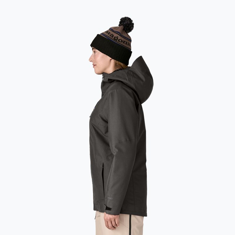Куртка лижна жіноча Patagonia Insulated Powder Town black 3